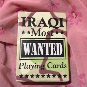 Iraqi Most Wanted Bicycle Playing Cards